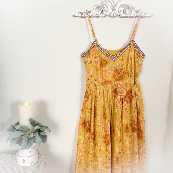 SPELL Mystic Strappy Maxi Dress / Sunflower - Picture 2 of 14